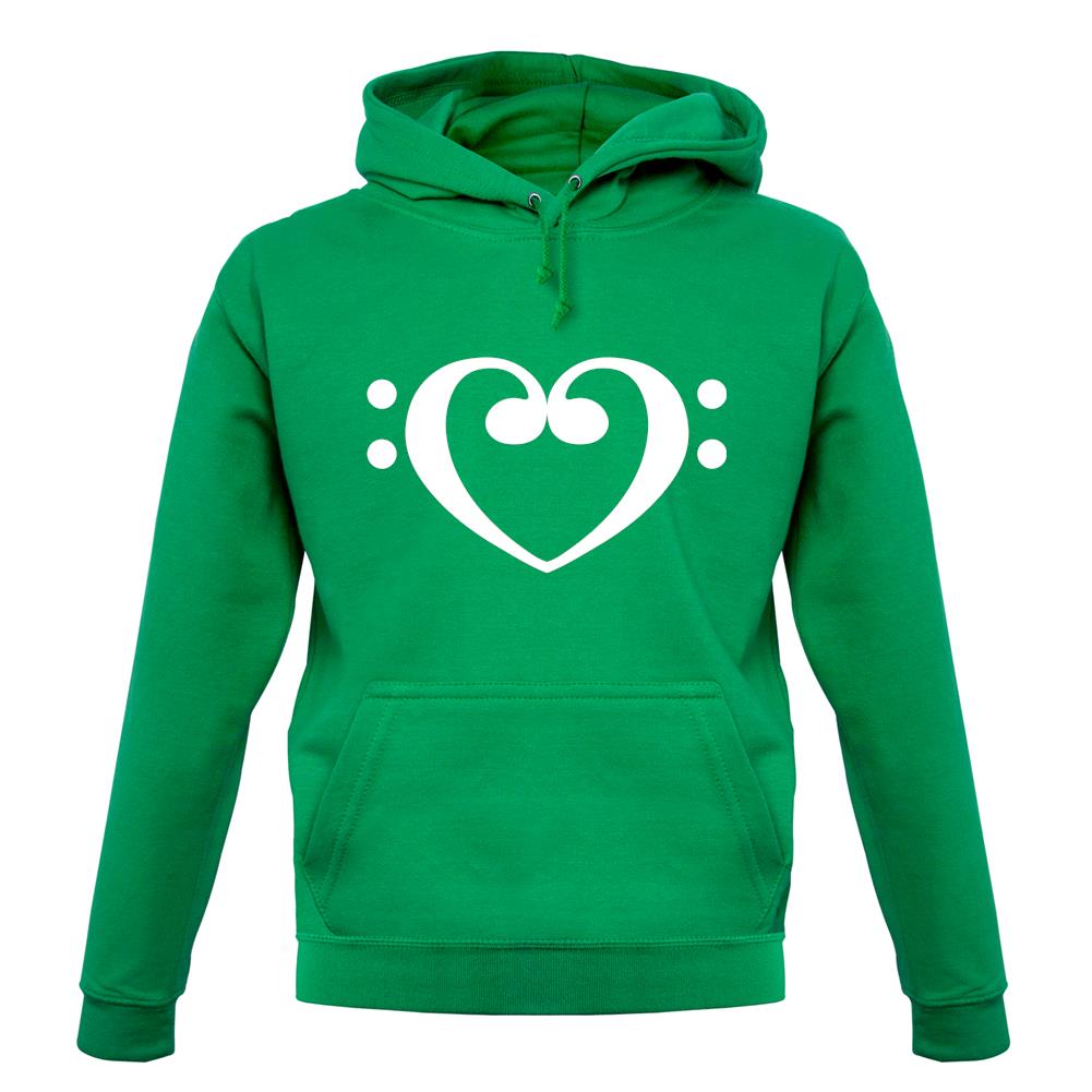 Heart Clef unisex hoodie Heart Clef unisex hoodie