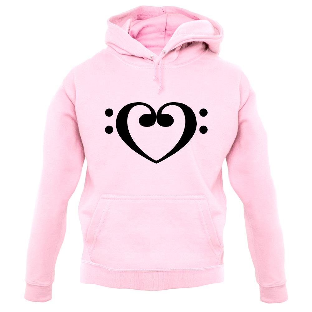 Heart Clef unisex hoodie Heart Clef unisex hoodie