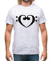 Heart Clef Mens T-Shirt Heart Clef Mens T-Shirt
