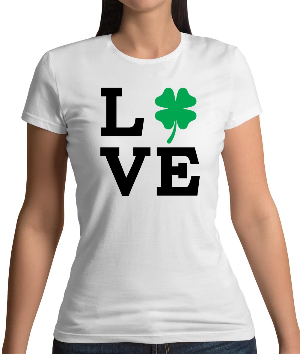 Clover Love Womens T-Shirt Clover Love Womens T-Shirt
