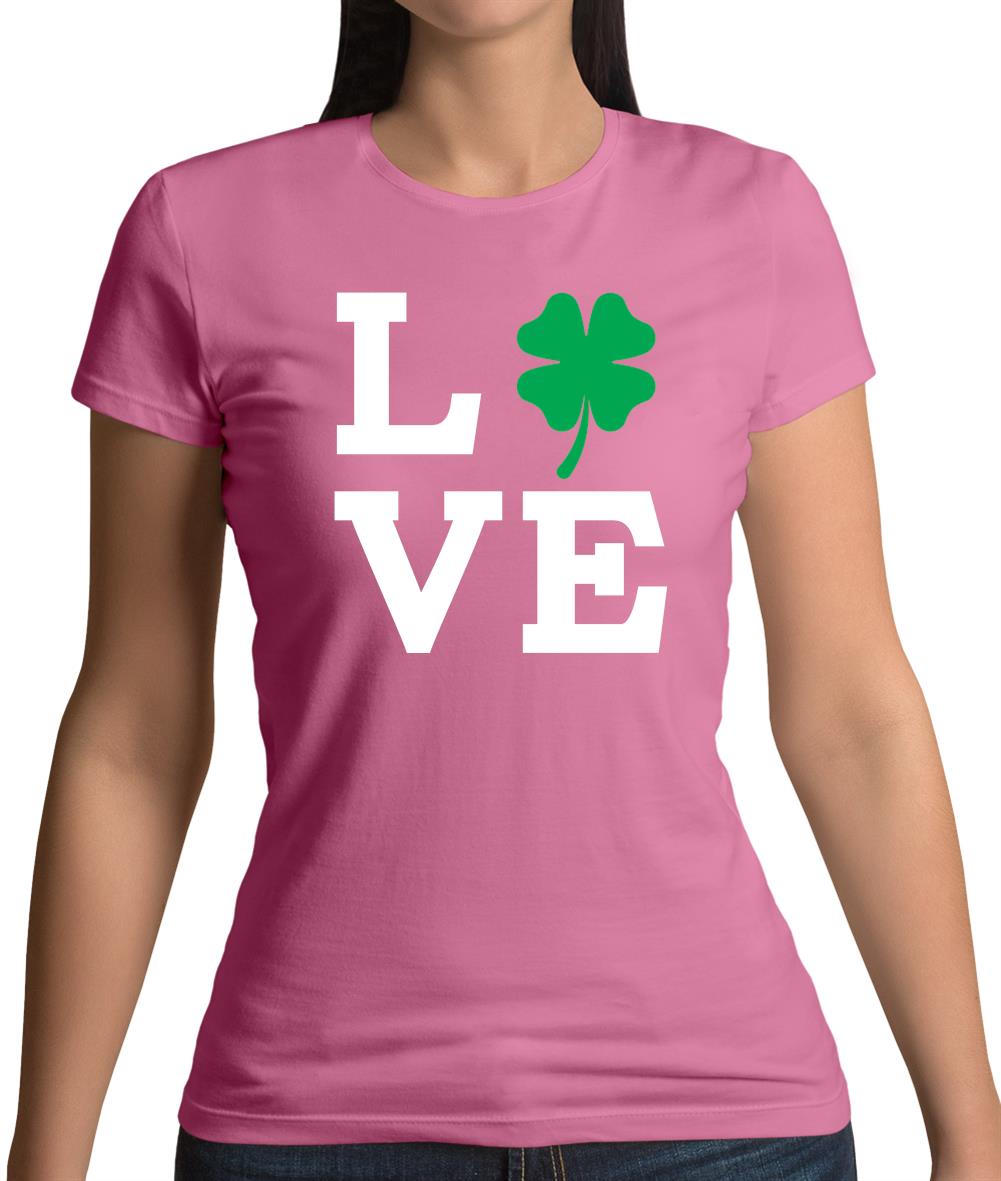 Clover Love Womens T-Shirt Clover Love Womens T-Shirt