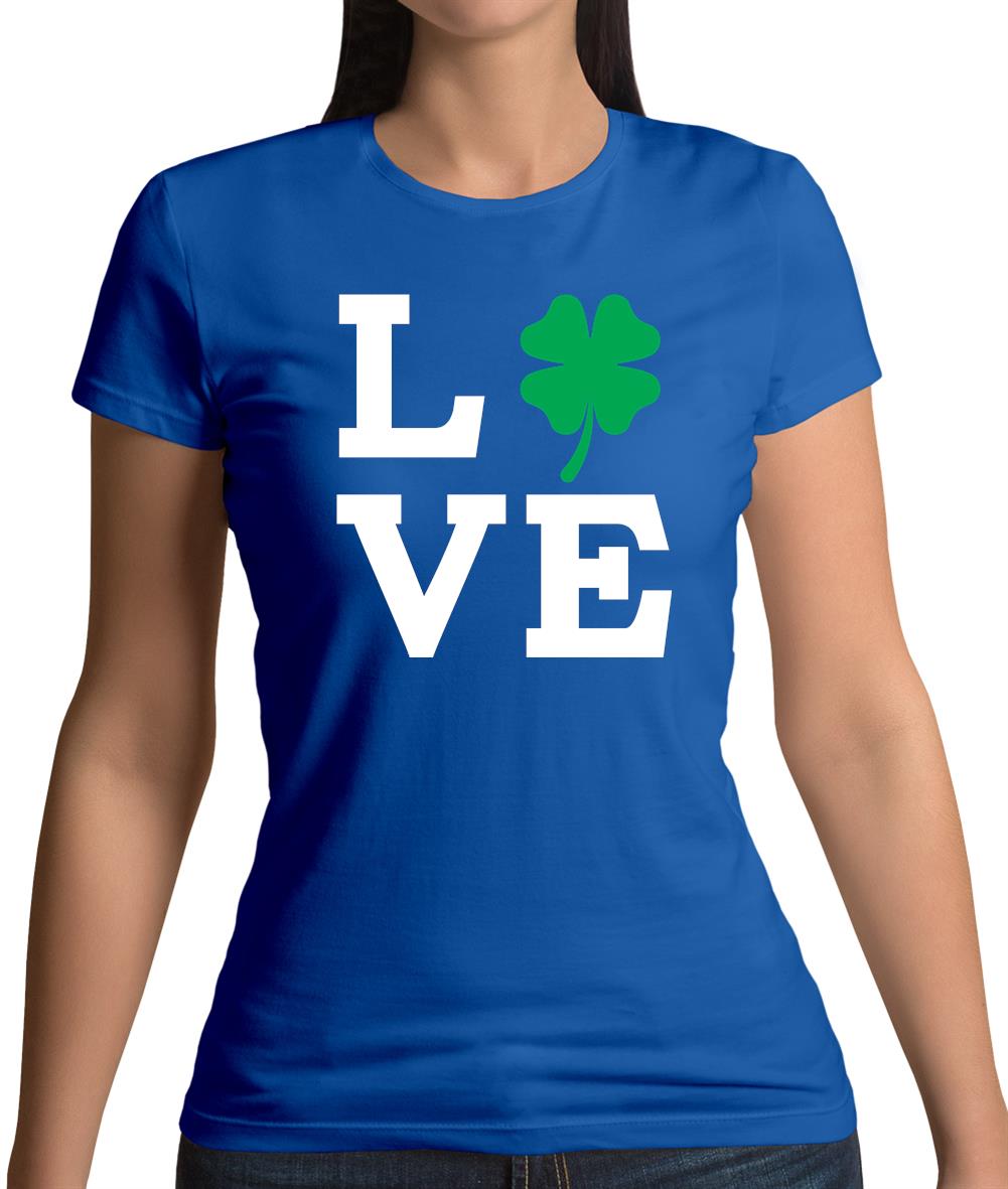 Clover Love Womens T-Shirt Clover Love Womens T-Shirt