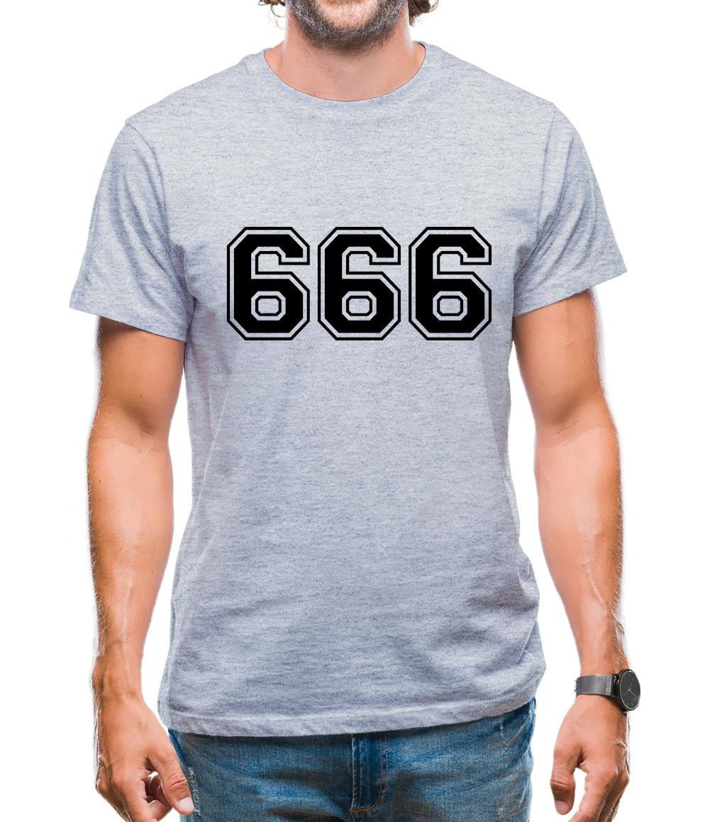 666 College Mens T-Shirt 666 College Mens T-Shirt