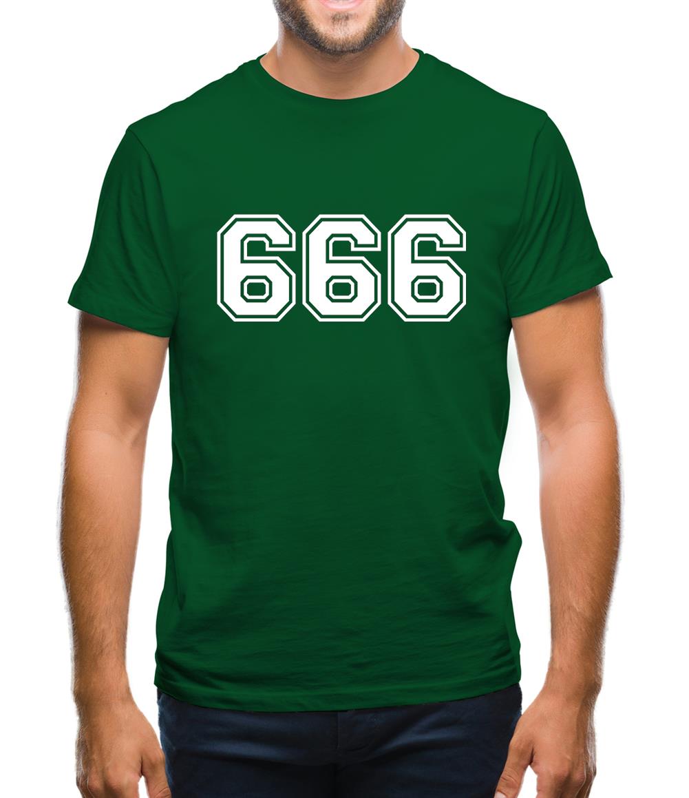 666 College Mens T-Shirt 666 College Mens T-Shirt
