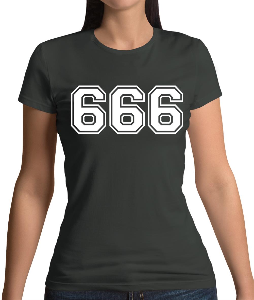 666 College Womens T-Shirt 666 College Womens T-Shirt