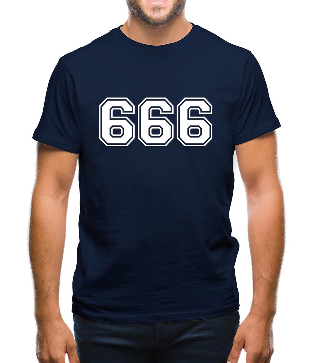 666 College Mens T-Shirt 666 College Mens T-Shirt