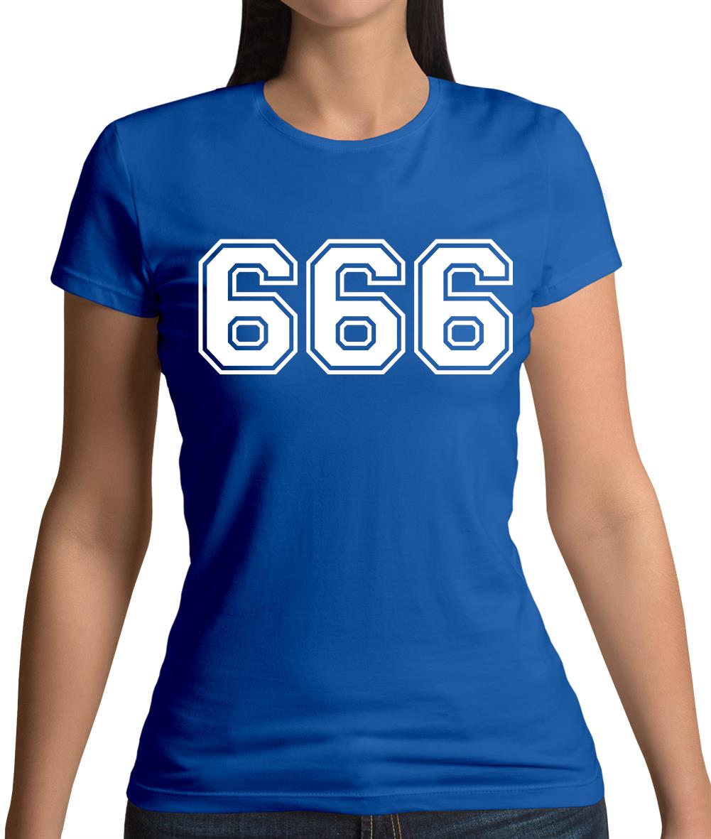 666 College Womens T-Shirt 666 College Womens T-Shirt