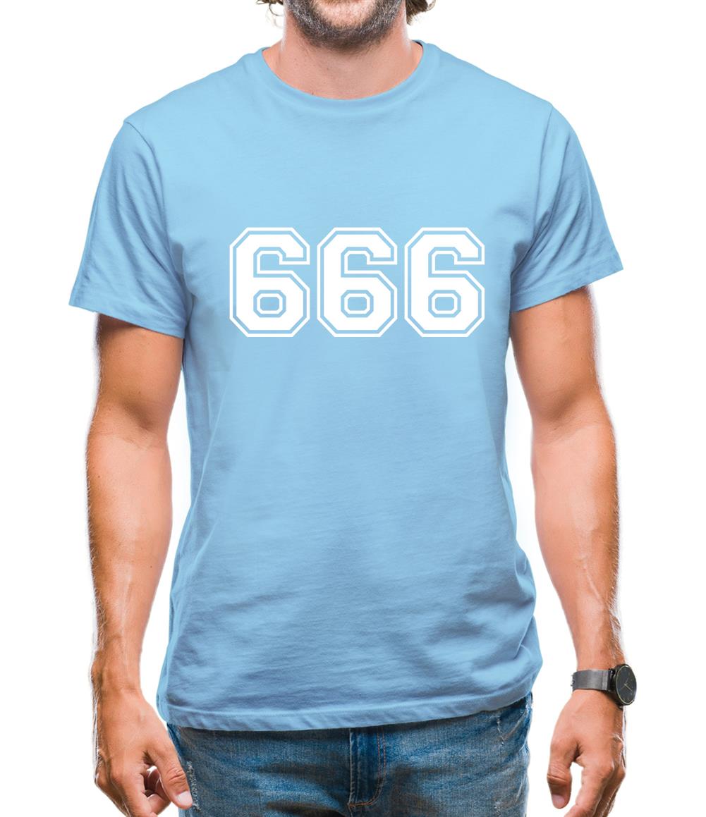 666 College Mens T-Shirt 666 College Mens T-Shirt