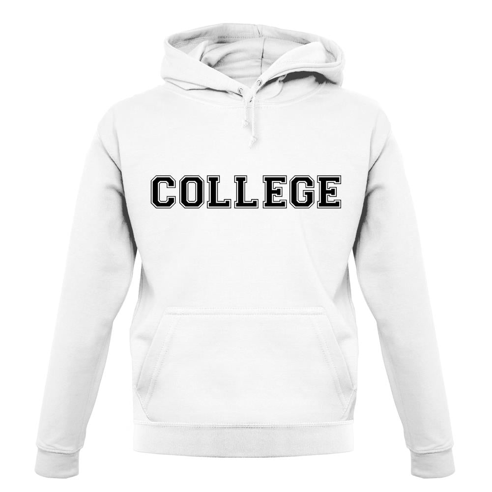 College unisex hoodie College unisex hoodie