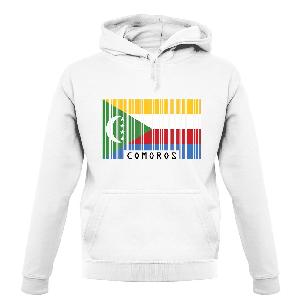 Comoros Barcode Style Flag unisex hoodie Comoros Barcode Style Flag unisex hoodie