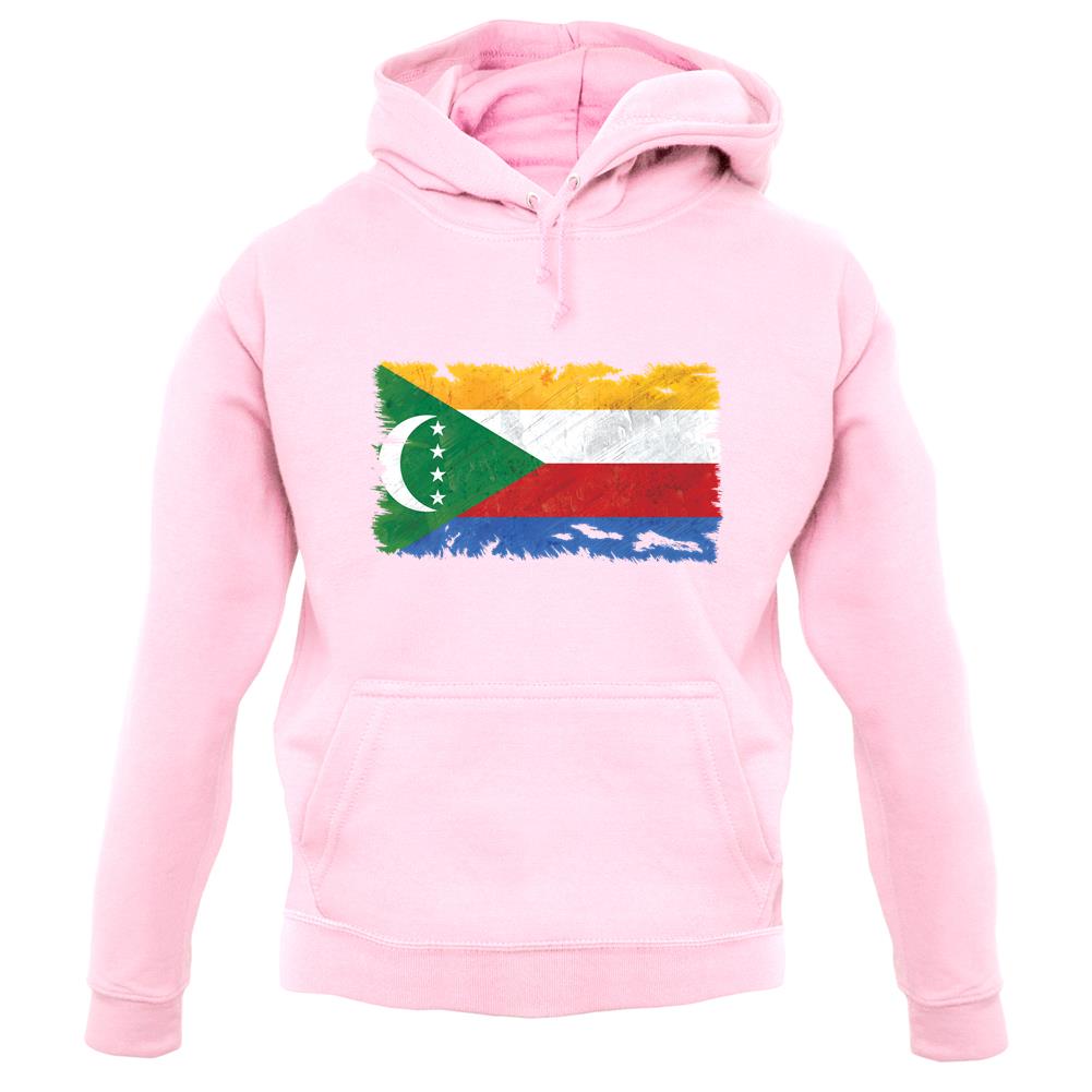 Comoros Grunge Style Flag unisex hoodie Comoros Grunge Style Flag unisex hoodie