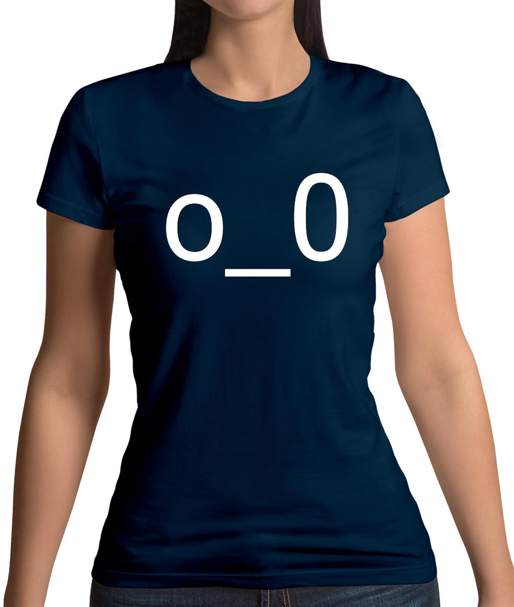 Confused Smiley Womens T-Shirt Confused Smiley Womens T-Shirt