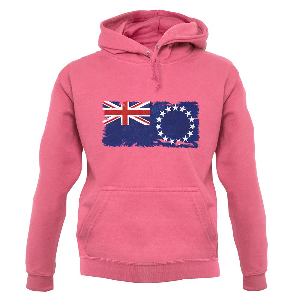 Cook Islands Grunge Style Flag unisex hoodie Cook Islands Grunge Style Flag unisex hoodie