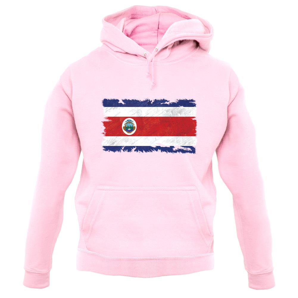 Costa Rica Grunge Style Flag unisex hoodie Costa Rica Grunge Style Flag unisex hoodie