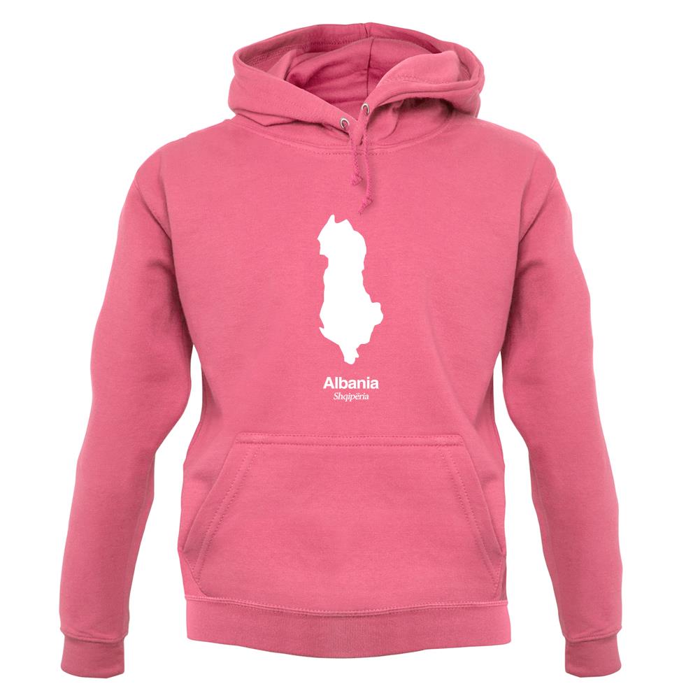 Albania Silhouette unisex hoodie Albania Silhouette unisex hoodie