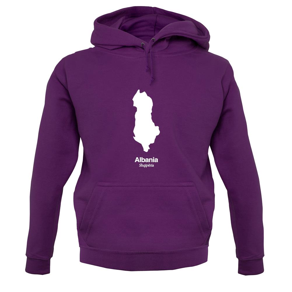 Albania Silhouette unisex hoodie Albania Silhouette unisex hoodie