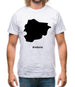Andorra Silhouette Mens T-Shirt Andorra Silhouette Mens T-Shirt