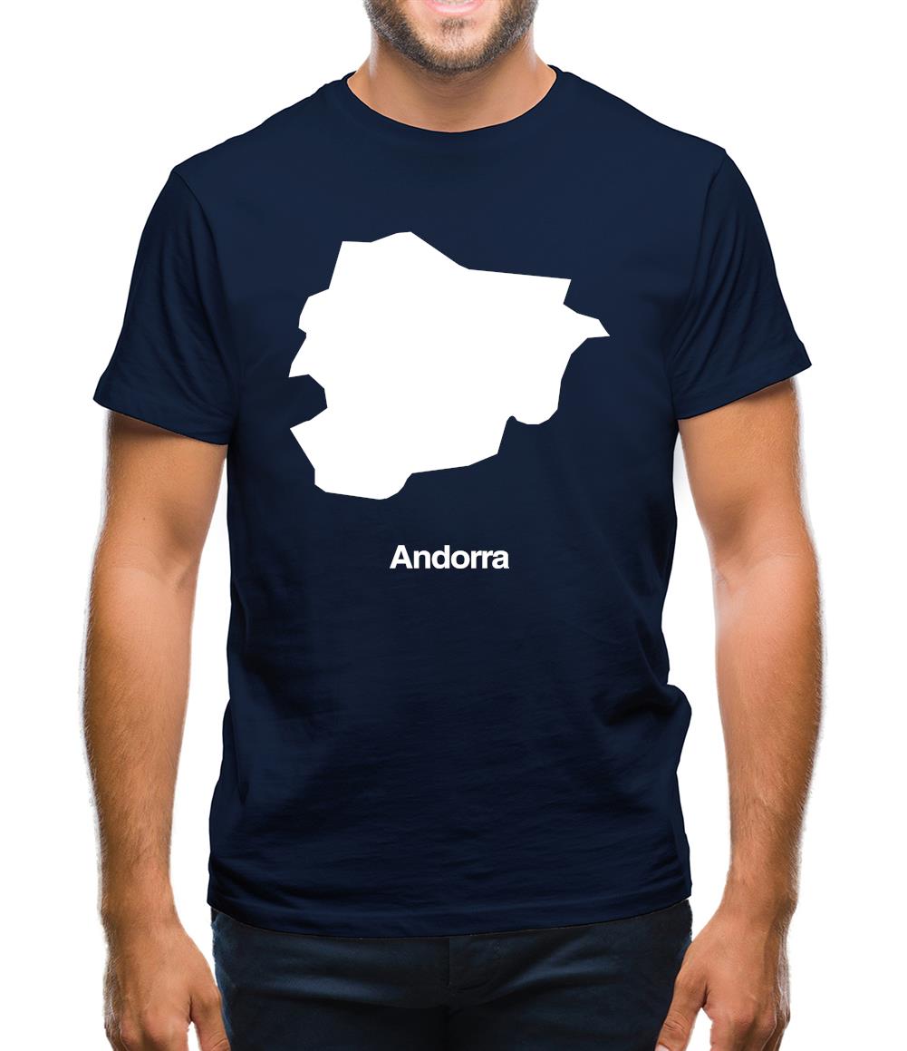 Andorra Silhouette Mens T-Shirt Andorra Silhouette Mens T-Shirt