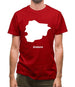 Andorra Silhouette Mens T-Shirt Andorra Silhouette Mens T-Shirt