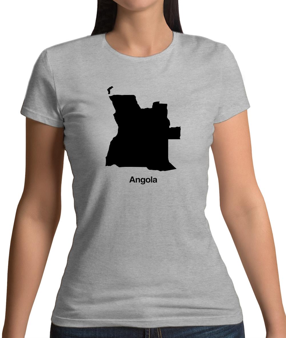 Angola Silhouette Womens T-Shirt Angola Silhouette Womens T-Shirt