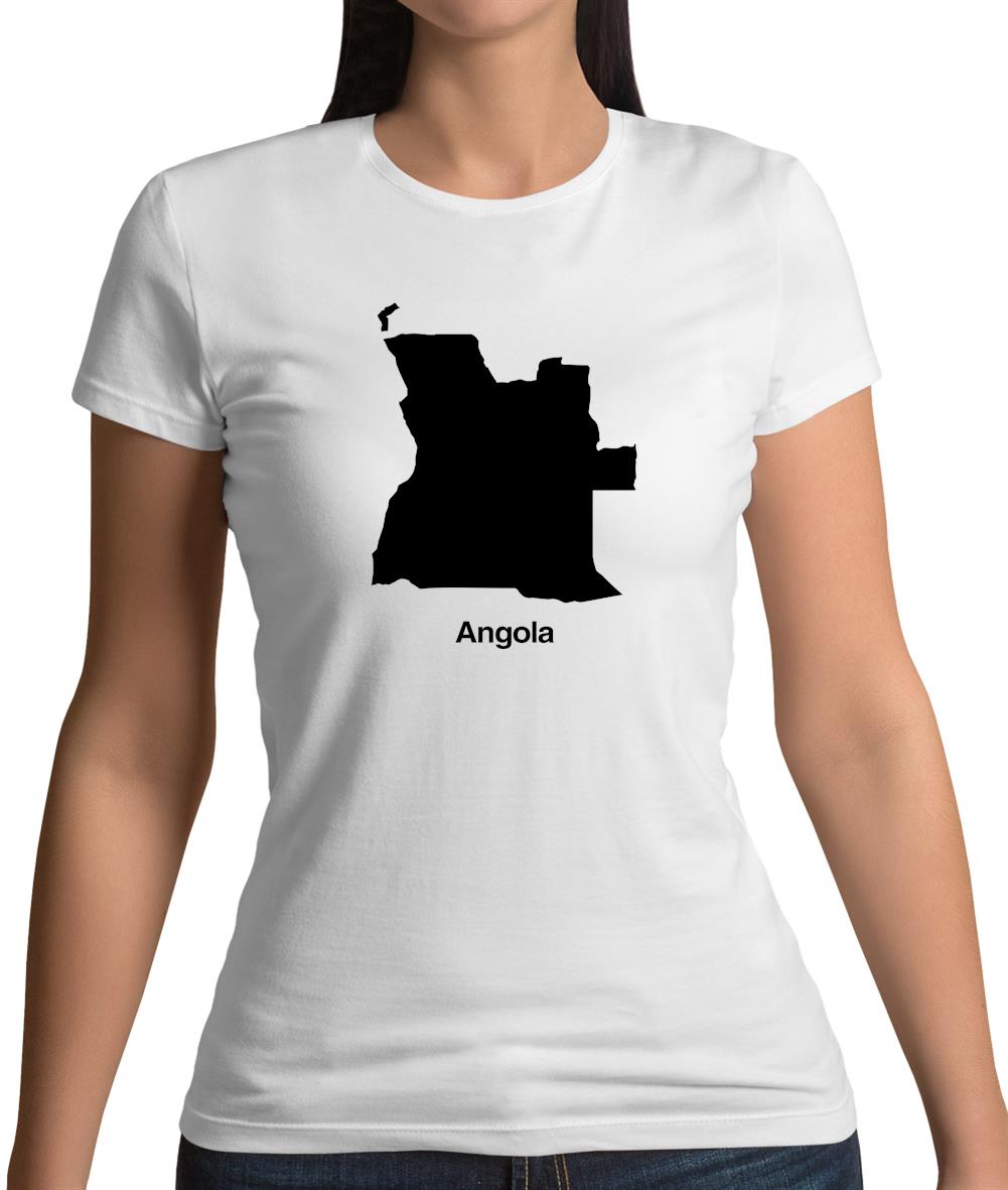 Angola Silhouette Womens T-Shirt Angola Silhouette Womens T-Shirt