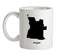 Angola Silhouette Ceramic Mug Angola Silhouette Ceramic Mug