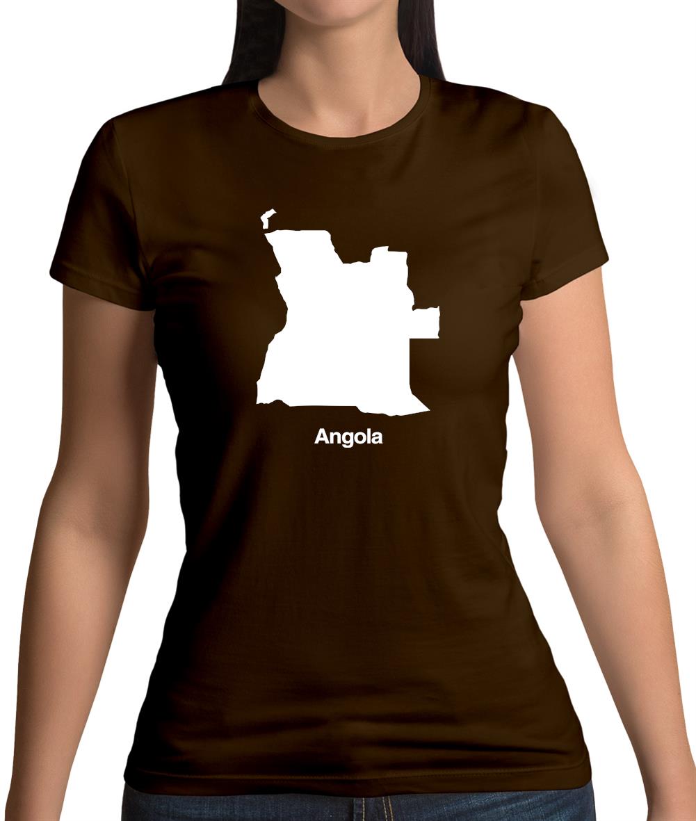 Angola Silhouette Womens T-Shirt Angola Silhouette Womens T-Shirt