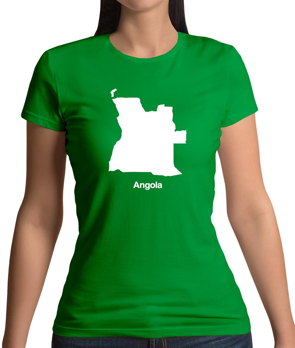 Angola Silhouette Womens T-Shirt Angola Silhouette Womens T-Shirt