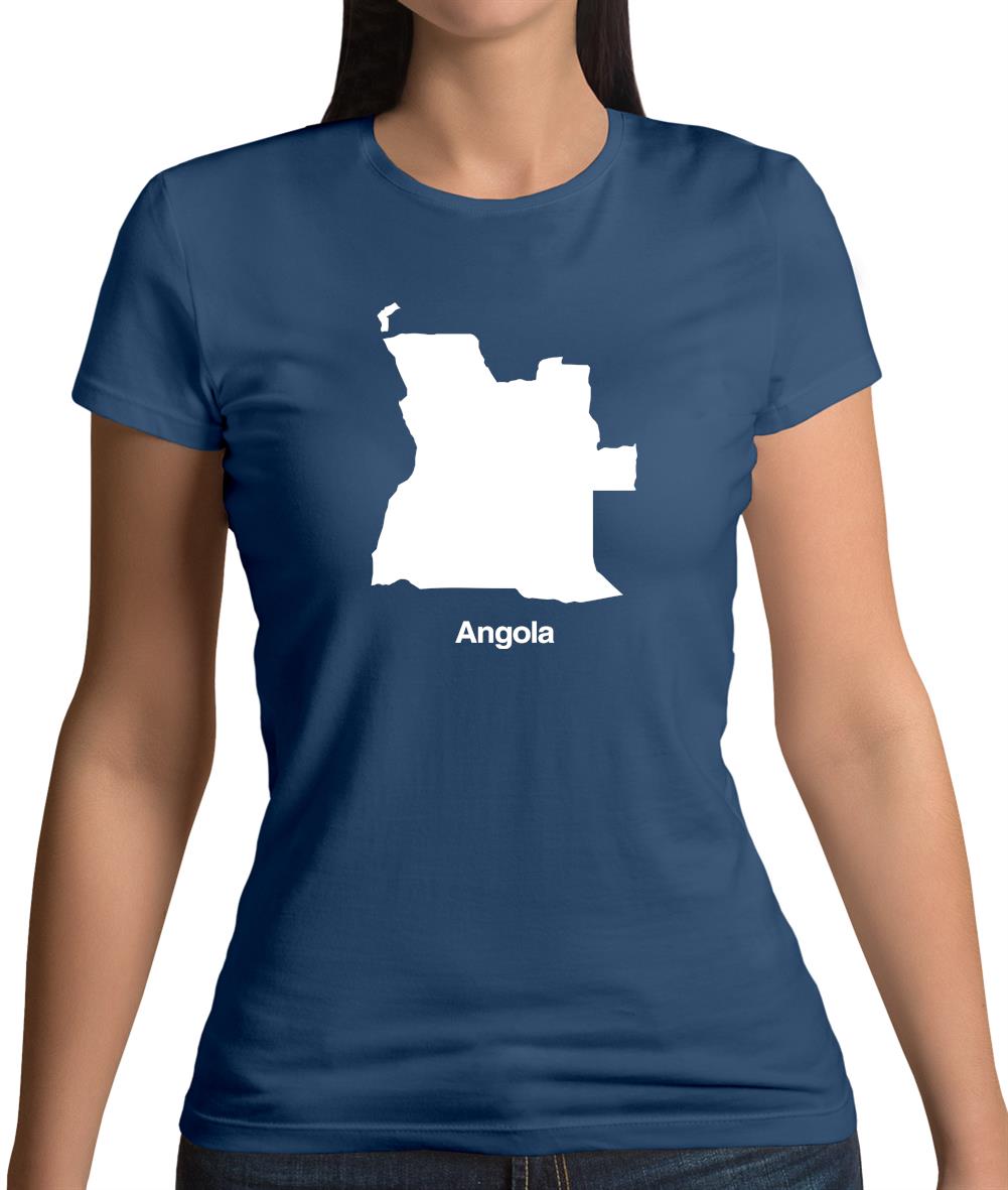 Angola Silhouette Womens T-Shirt Angola Silhouette Womens T-Shirt