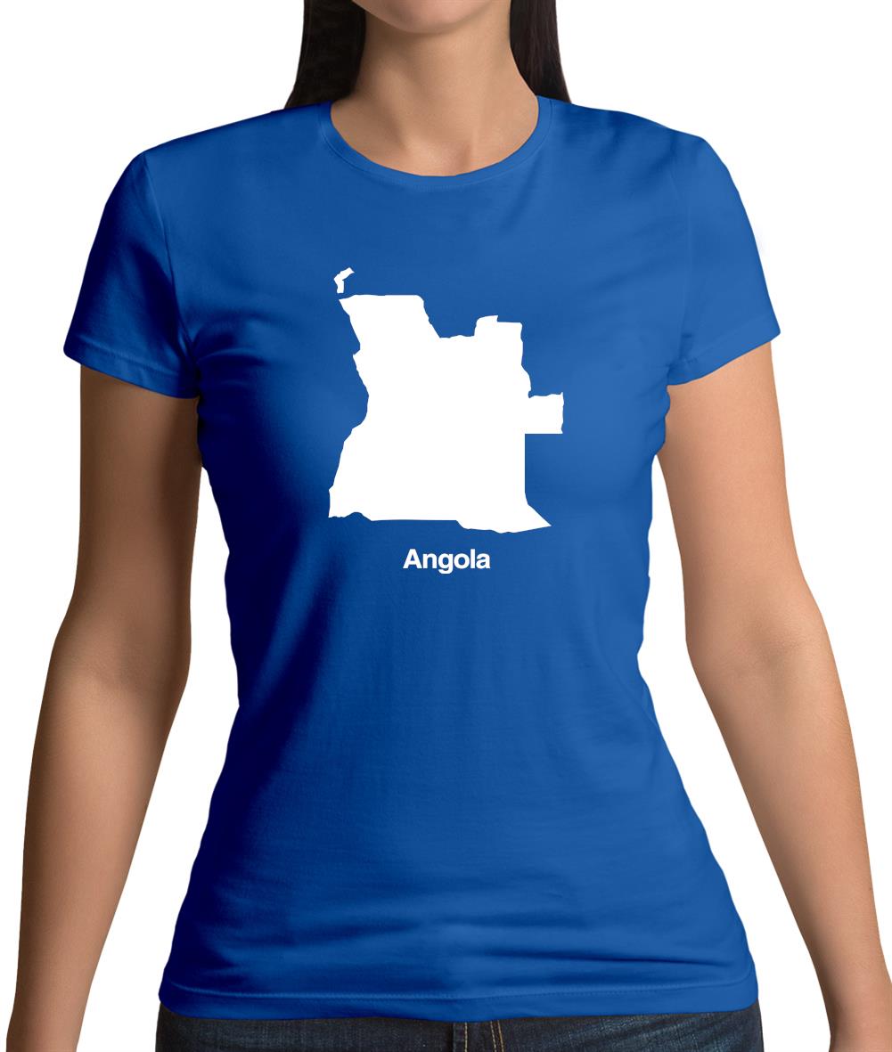 Angola Silhouette Womens T-Shirt Angola Silhouette Womens T-Shirt