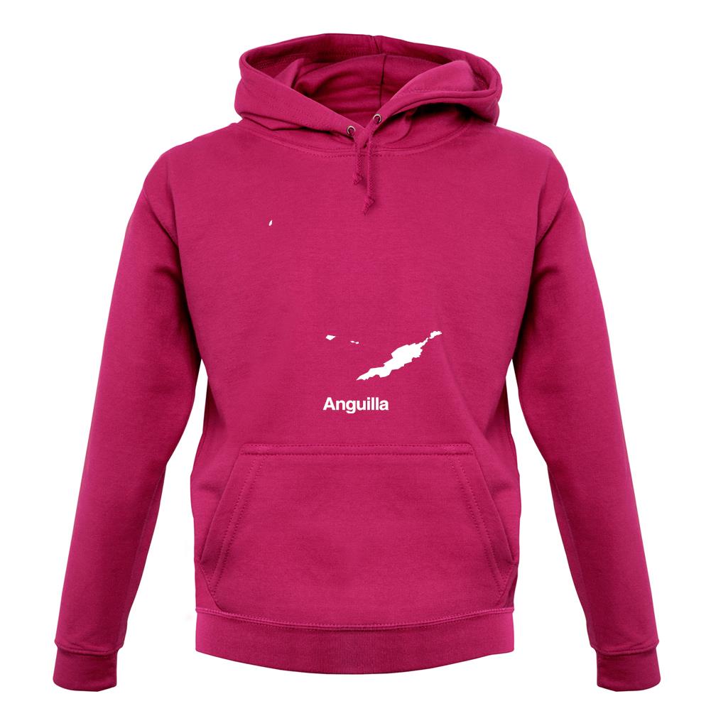 Anguilla Silhouette unisex hoodie Anguilla Silhouette unisex hoodie
