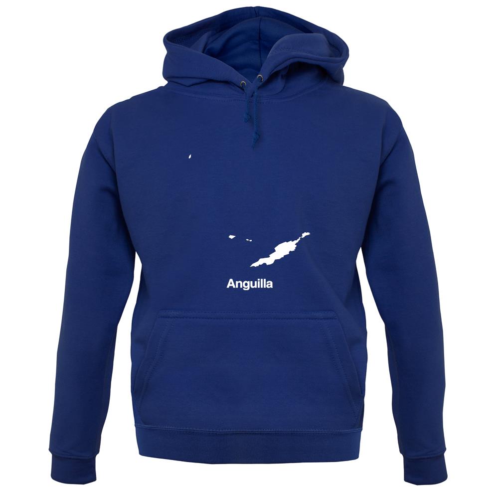 Anguilla Silhouette unisex hoodie Anguilla Silhouette unisex hoodie