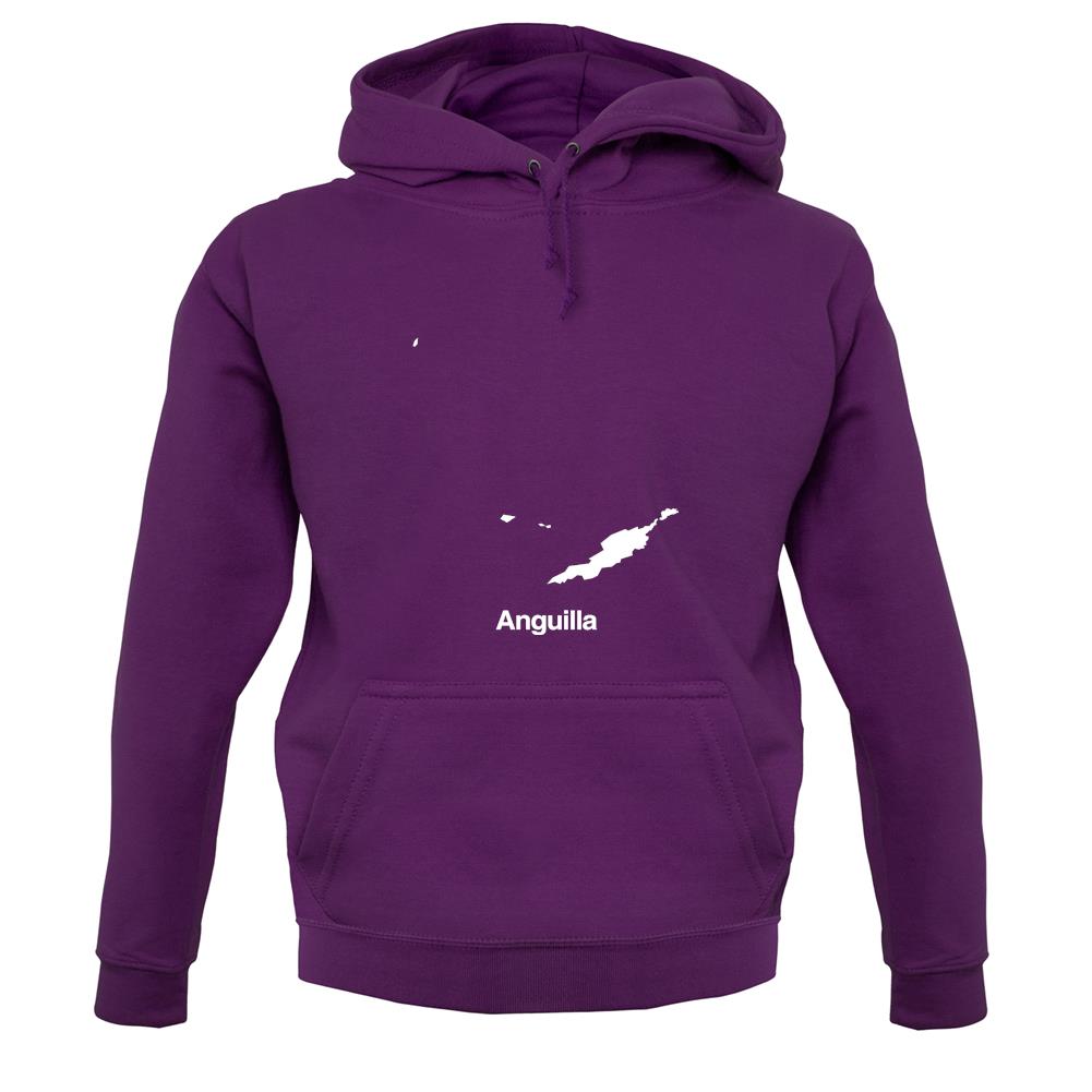Anguilla Silhouette unisex hoodie Anguilla Silhouette unisex hoodie