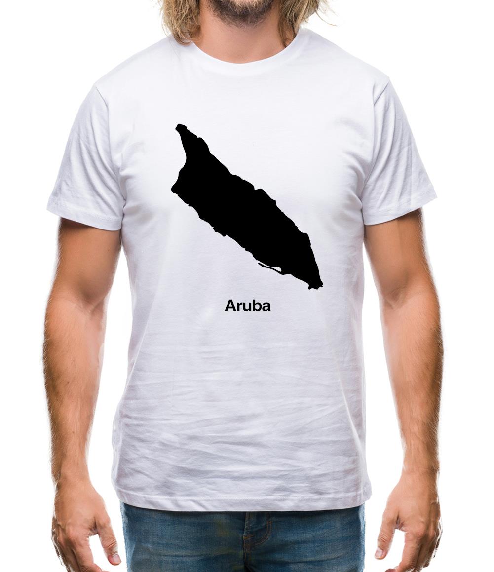 Aruba Silhouette Mens T-Shirt Aruba Silhouette Mens T-Shirt