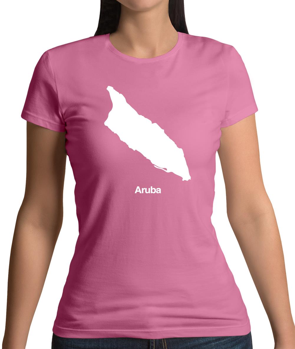 Aruba Silhouette Womens T-Shirt Aruba Silhouette Womens T-Shirt