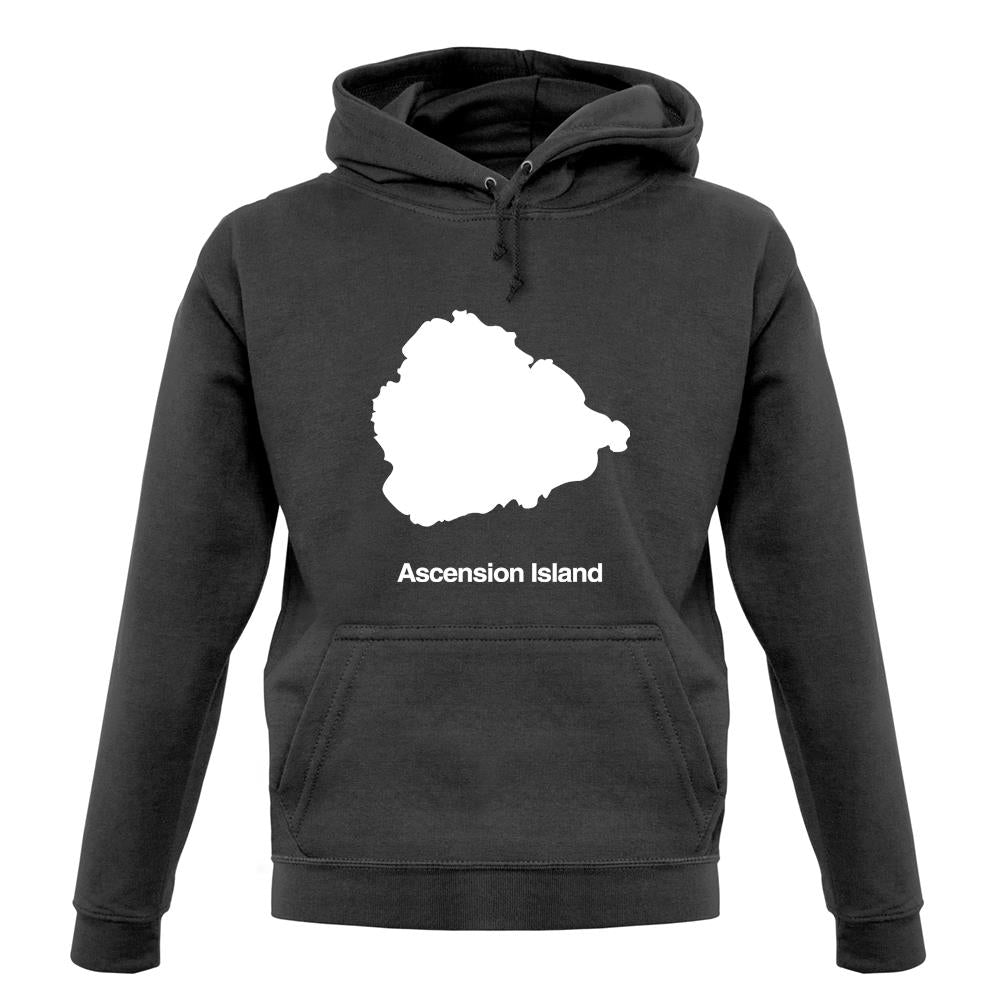 Ascension Island Silhouette unisex hoodie Ascension Island Silhouette unisex hoodie