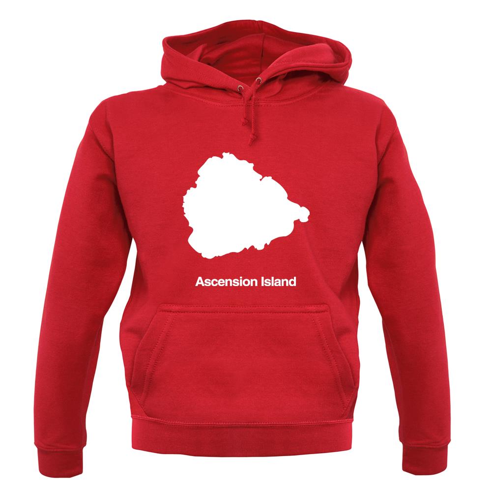 Ascension Island Silhouette unisex hoodie Ascension Island Silhouette unisex hoodie