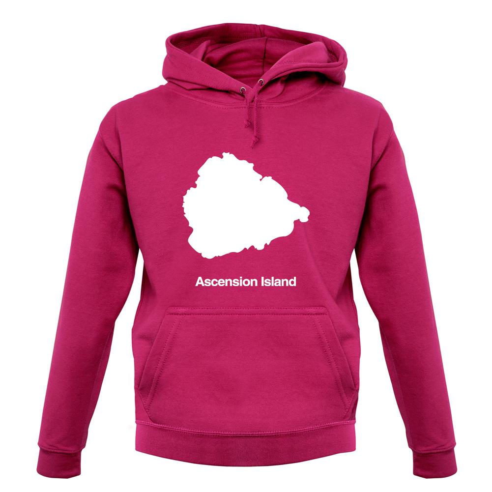 Ascension Island Silhouette unisex hoodie Ascension Island Silhouette unisex hoodie