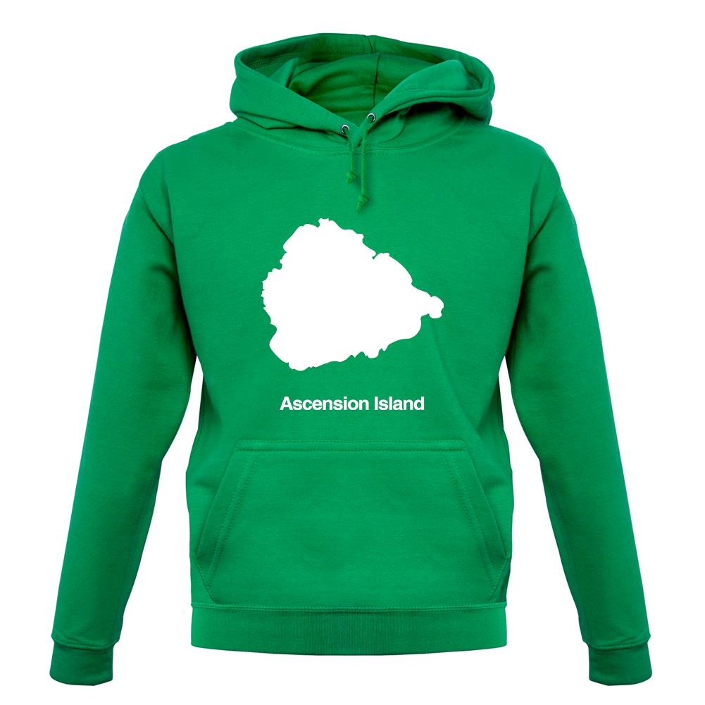 Ascension Island Silhouette unisex hoodie Ascension Island Silhouette unisex hoodie
