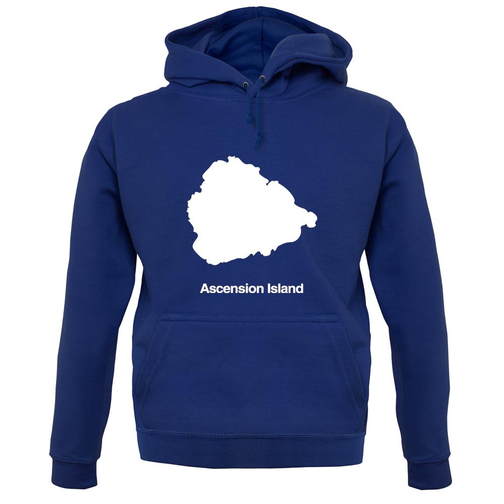 Ascension Island Silhouette unisex hoodie Ascension Island Silhouette unisex hoodie
