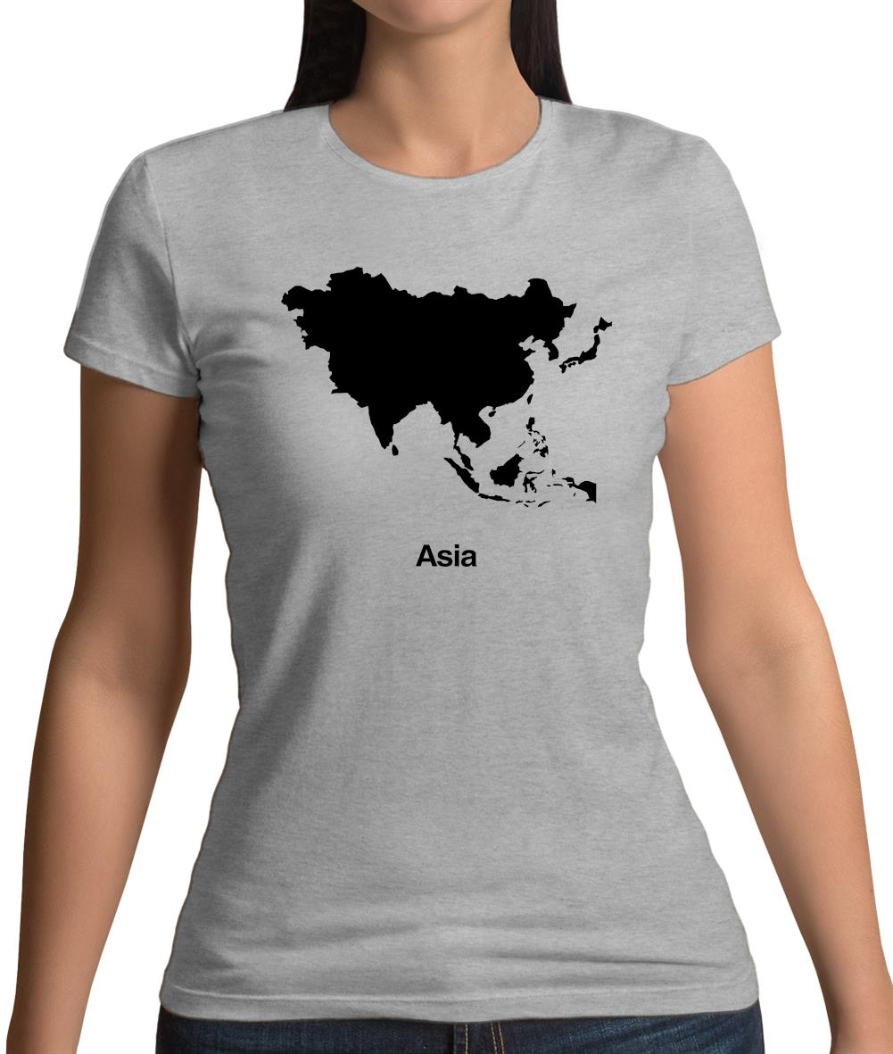 Asia Silhouette Womens T-Shirt Asia Silhouette Womens T-Shirt