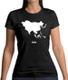 Asia Silhouette Womens T-Shirt Asia Silhouette Womens T-Shirt