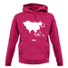 Asia Silhouette unisex hoodie Asia Silhouette unisex hoodie