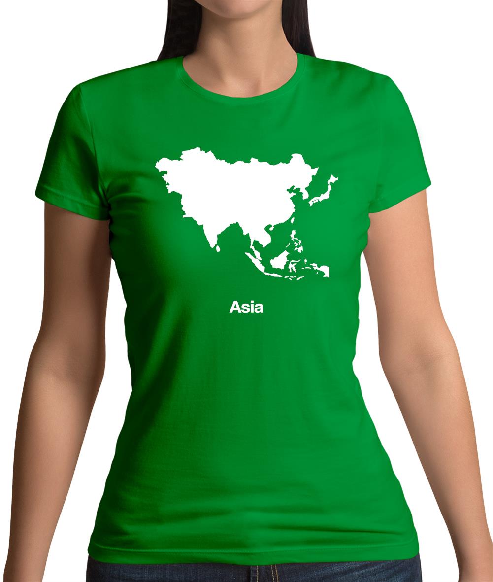 Asia Silhouette Womens T-Shirt Asia Silhouette Womens T-Shirt