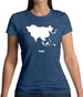 Asia Silhouette Womens T-Shirt Asia Silhouette Womens T-Shirt