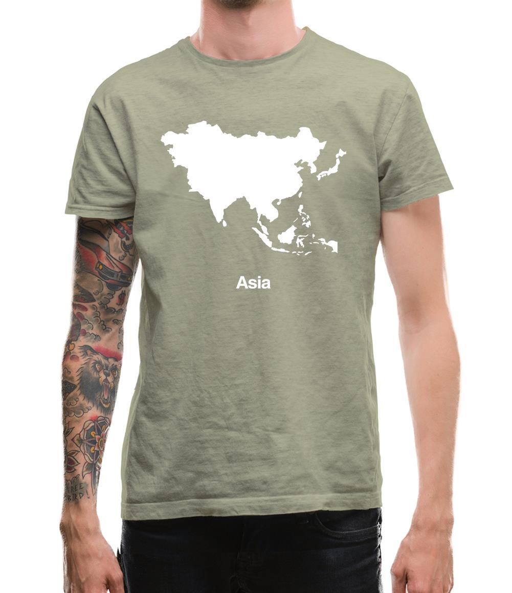 Asia Silhouette Mens T-Shirt