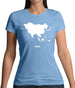 Asia Silhouette Womens T-Shirt Asia Silhouette Womens T-Shirt