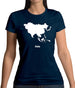 Asia Silhouette Womens T-Shirt Asia Silhouette Womens T-Shirt