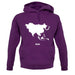Asia Silhouette unisex hoodie Asia Silhouette unisex hoodie