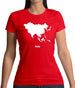 Asia Silhouette Womens T-Shirt Asia Silhouette Womens T-Shirt